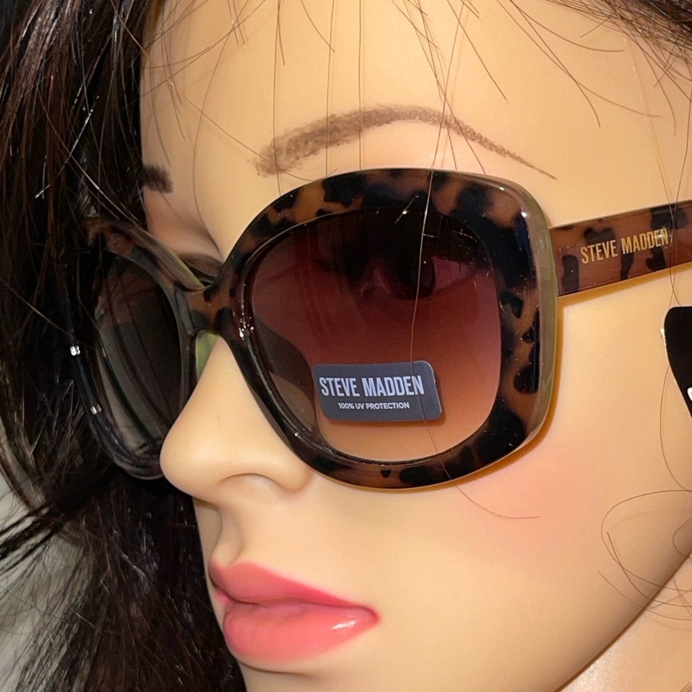 STEVE MADDEN Low Tide Brown Frame Gradiente Lenses 100% UV Protection 55… - Picture 3 of 12